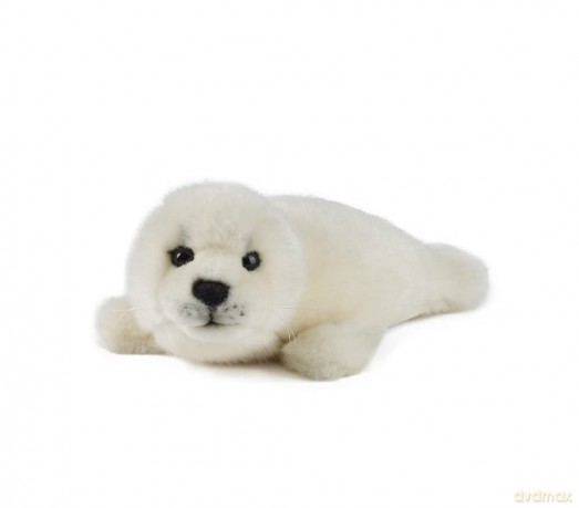 Living Nature Soft Toy - Seal pup (20cm), Cream