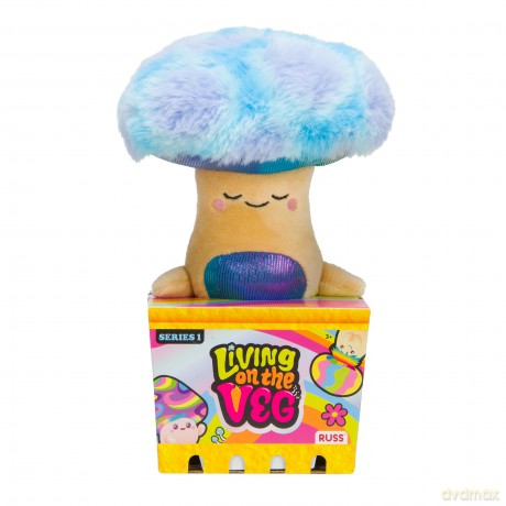 Living on the veg RBLV00209 6-inch Plush Mushroom Medley-Zeek and Maisey Collectible Stuffed Toys