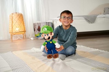 Luigi Plush Toy 30 cm Mario 30CM Soft, Multicolor