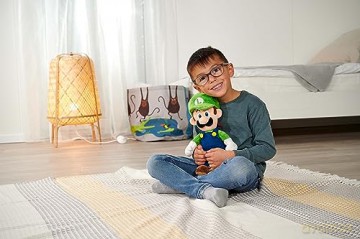 Luigi Plush Toy 30 cm Mario 30CM Soft, Multicolor