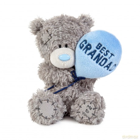 ME TO YOU Tatty Teddy Fathers Day Best Grandad Bear with Balloon 10cm - Official Collection FP401017