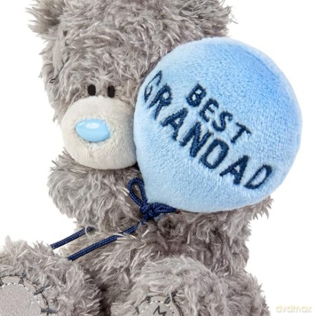 ME TO YOU Tatty Teddy Fathers Day Best Grandad Bear with Balloon 10cm - Official Collection FP401017