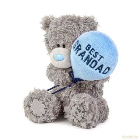 ME TO YOU Tatty Teddy Fathers Day Best Grandad Bear with Balloon 10cm - Official Collection FP401017