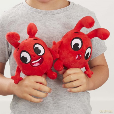 MORPHLE COLLECTABLE SOFT TOY, Kids Soft Toy, Preschool Plush, Moonbug Toys, Gift For 2-5 Year Old, Red