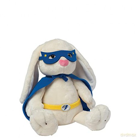 Manhattan Toy 155330 Animal Superhero Bunny Plush Toy, Multicolor