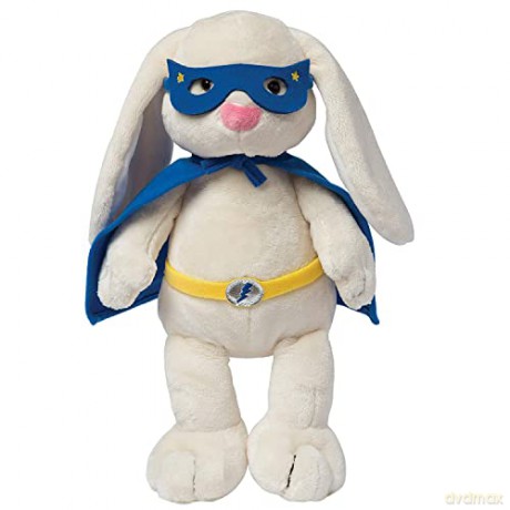Manhattan Toy 155330 Animal Superhero Bunny Plush Toy, Multicolor