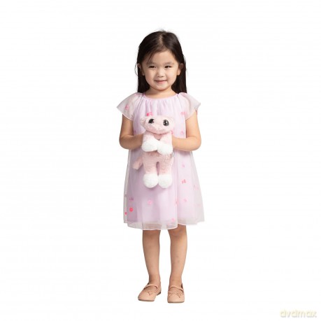 Manhattan Toy 162900 Lanky Mochi Pink Cat Stuffed Animal, Multicolor