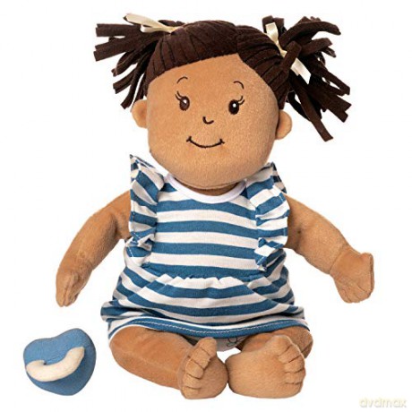 Manhattan Toy Baby Stella Beige with Brown Hair 38.1cm Soft First Baby Doll