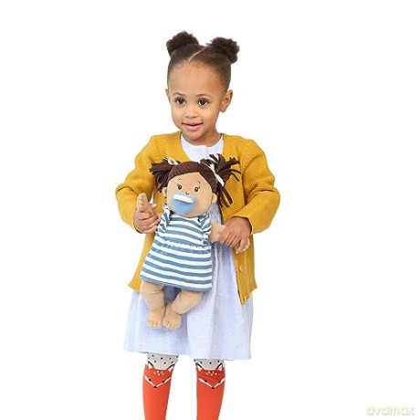 Manhattan Toy Baby Stella Beige with Brown Hair 38.1cm Soft First Baby Doll