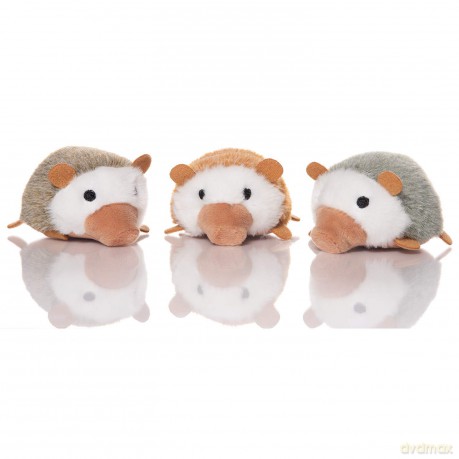 Manhattan Toy Nursing Nissa Nurturing Hedgehog Stuffed Animal with Plush Baby Hoglets,25.4cm
