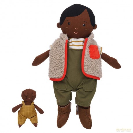 Manhattan Toy Playdate Friends Ellis Machine Washable and Dryer Safe 35.56cm Doll with Mini Bunny Stuffed Animal