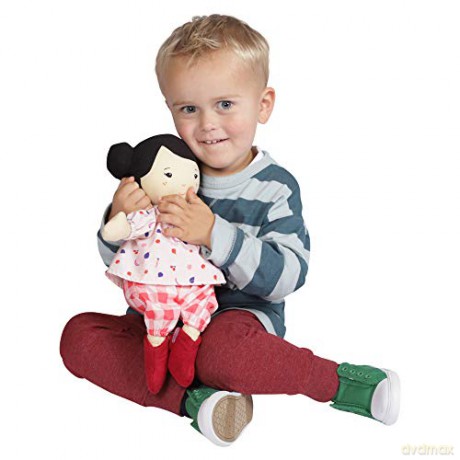Manhattan Toy Playdate Friends Nico Machine Washable and Dryer Safe 35.56cm Doll with Mini Rooster Stuffed Animal