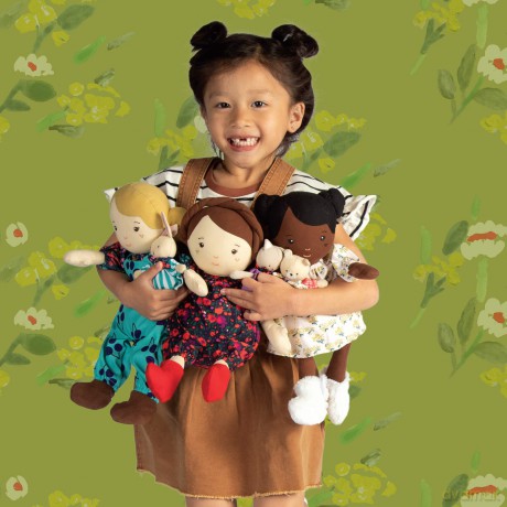 Manhattan Toy Playdate Friends Ollie Machine Washable and Dryer Safe 35.56cm Doll with Companion Stuffed Animal