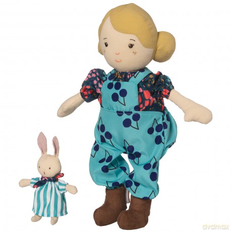 Manhattan Toy Playdate Friends Ollie Machine Washable and Dryer Safe 35.56cm Doll with Companion Stuffed Animal