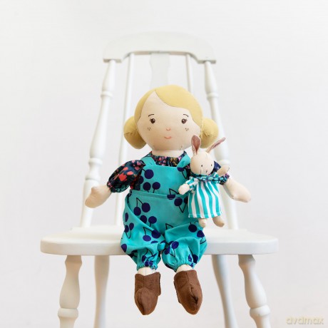 Manhattan Toy Playdate Friends Ollie Machine Washable and Dryer Safe 35.56cm Doll with Companion Stuffed Animal