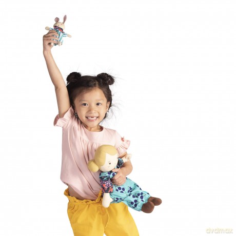 Manhattan Toy Playdate Friends Ollie Machine Washable and Dryer Safe 35.56cm Doll with Companion Stuffed Animal