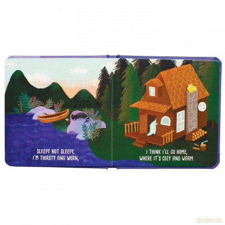 Manhattan Toy Sleepy Not Sleepy - A Tiny Dinos Bedtime Adventure Baby Board Book, Ages 6 Months and up, Multicolor, 5L x 7W x 0.5