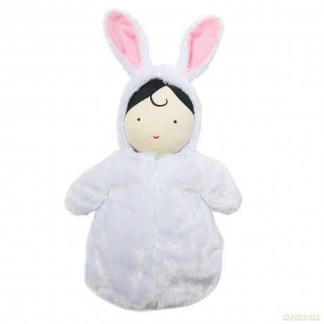 Manhattan Toy Snuggle Baby Doll and Hooded Bunny Sleep Sack