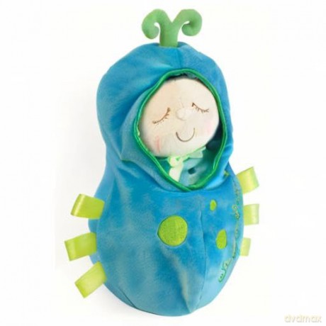 Manhattan Toy Snuggle Pod Snuggle Bug First Baby Doll with Cosy Sleep Sack for Ages 6 Months and Up