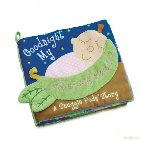 Manhattan Toy Snuggle Pods Goodnight My Sweet Pea Soft Baby Activity Book,17.78x17.18 cm (Pack of 1)