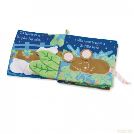 Manhattan Toy Snuggle Pods Goodnight My Sweet Pea Soft Baby Activity Book,17.78x17.18 cm (Pack of 1)