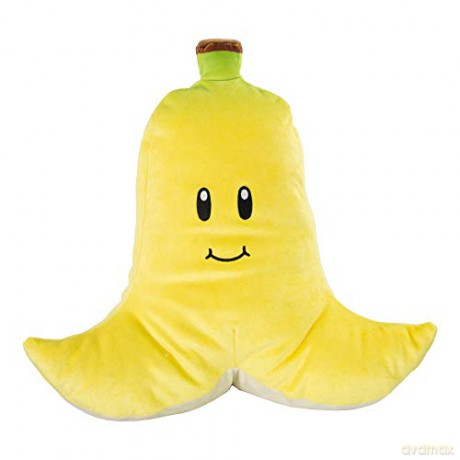 Mario Kart T12958A Pluszak Mochi Banane 40 cm Super Mario Bros. Club Mocchi 34cm Banana Skin Extra Large Plush, Multicolour