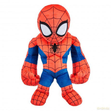 Marvel Bash 'n Brawl Spider-Man Plush, 12-inch Character Figure with Motion-Activated Sound & Over-sized Hands, Collectible Gift for Kids & Fans Ages 3 Years Old & Up, HHK87