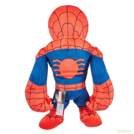 Marvel Bash 'n Brawl Spider-Man Plush, 12-inch Character Figure with Motion-Activated Sound & Over-sized Hands, Collectible Gift for Kids & Fans Ages 3 Years Old & Up, HHK87