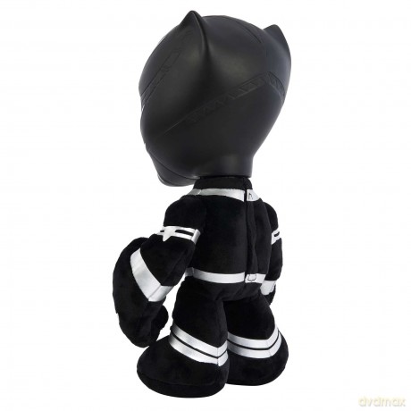 Marvel Black Panther Heart of Wakanda Plush Figure with Lights and Sounds, Black Panther Soft Doll for Fans and Collectors, HJM24