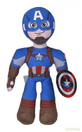 Marvel Captain America Poseable Action Figure 25 cm Soft Toy