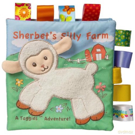 Mary Meyer 40130 Taggies Sherbet Lamb Soft Book Toy, small single