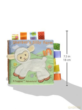 Mary Meyer 40130 Taggies Sherbet Lamb Soft Book Toy, small single