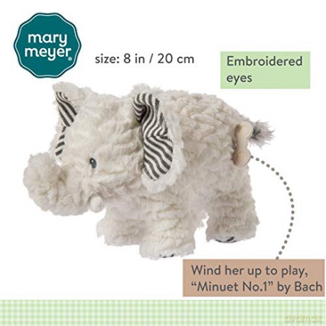 Mary Meyer 42552 Afrique Elephant Soft Toy with Wind Up Music