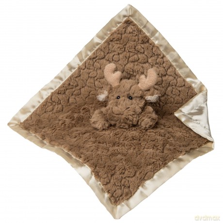 Mary Meyer 42825 Putty Nursery Stuffed Animal Security Blanket, Moose, 33 x 33-Centimeters