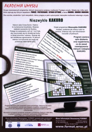 Akademia Umysłu - Niezwykłe Kakuro [CD]