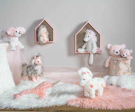 Mary Meyer 53470 Putty Soft Toy, Cream Unicorn, 33-Centimetres