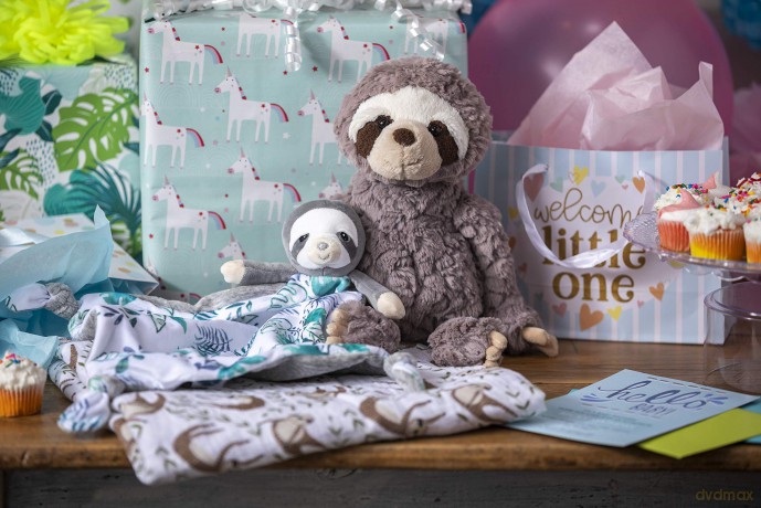 Mary Meyer 53491 Putty Animal Soft Toy, Grey Sloth, 33-Centimetres