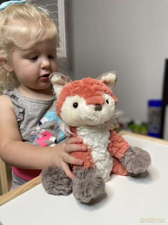 Mary Meyer 55960 Putty Stuffed Animal Soft Toy, Coral Fox, 20-Centimetres