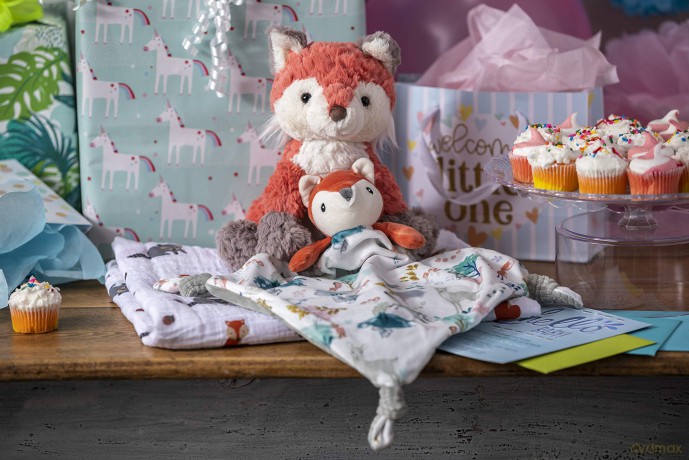 Mary Meyer 55960 Putty Stuffed Animal Soft Toy, Coral Fox, 20-Centimetres
