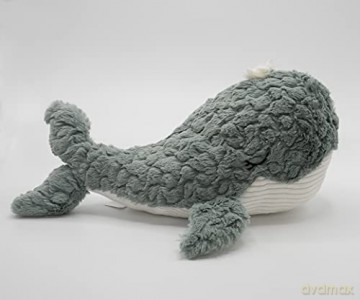 Mary Meyer 55970 Putty Stuffed Animal Soft Toy, Slate Blue Whale, 35.5-Centimetres