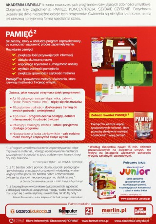 Akademia Umysłu - Pamięć 2 [KSIĄŻKA]