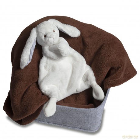 Mary Meyer Lovey Soft Toy, 33-Centimetres, Silky White Bunny