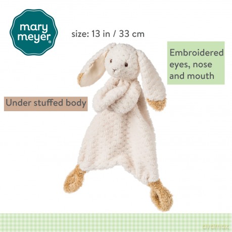 Mary Meyer Oatmeal Bunny Lovey Blanket