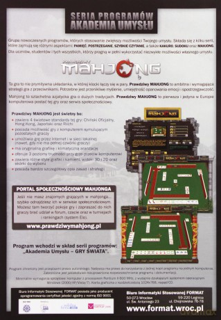 Akademia Umysłu - Prawdziwy Mahjong [GRA]
