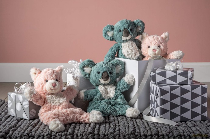 Mary Meyer Putty Nursery Lovey Soft Toy, 28-Centimetres, Slate Blue Koala