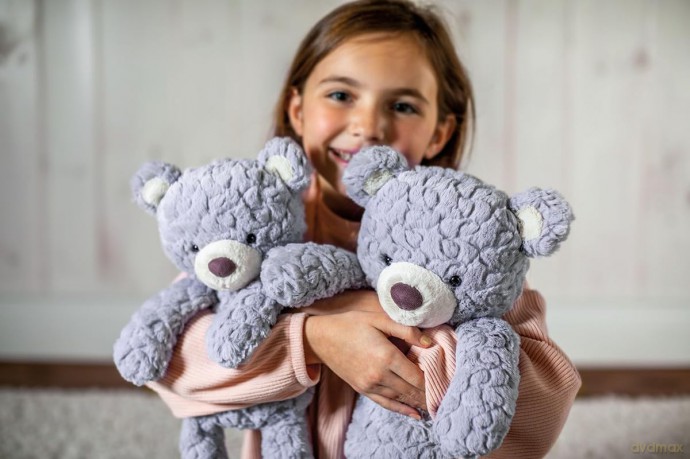 Mary Meyer Putty Nursery Stuffed Animal Soft Toy, 17-Inches, Medium Shadow Bear