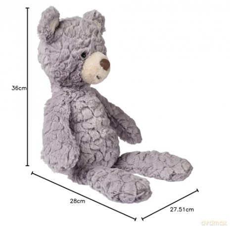 Mary Meyer Putty Nursery Stuffed Animal Soft Toy, 17-Inches, Medium Shadow Bear