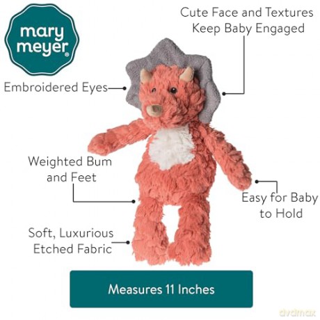 Mary Meyer Putty Nursery Stuffed Animal Soft Toy, 28-Centimetres, Dino
