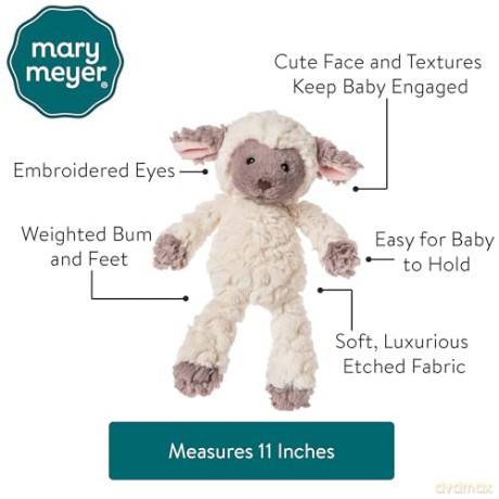 Mary Meyer Putty Nursery Stuffed Animal Soft Toy, Lamb ,Creamy White and Brown,28-Centimetres