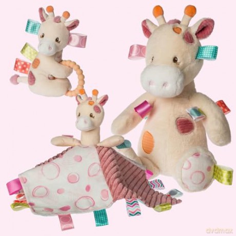 Mary Meyer Taggies Stuffed Animal Soft Toy with Sensory Tags, 33.02 cm, Tilly Giraffe